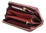 Жіночий шкіряний гаманець на блискавці ST, фото 2
