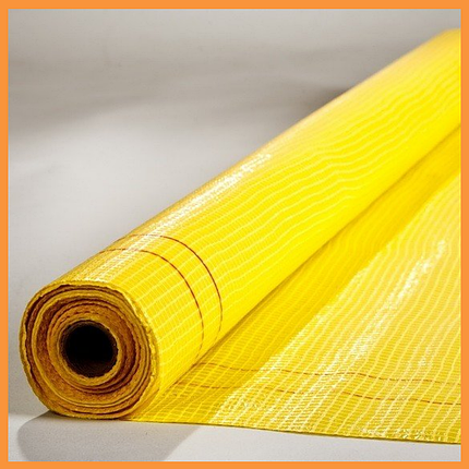 Гідробар'єр 85 г/м2 (1.5*50 м) армований жовтий, фото 1