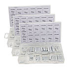 Набір шпонок прямокутних 60 шт. (13 видів шпонок), фото 2