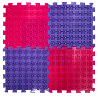Акупунктурний масажний килимок Лотос 4 елемента, фото 1