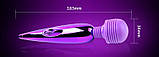 Вібратор FAIRY фіолетовий на акумуляторі — суперпотужний масажер, фото 2