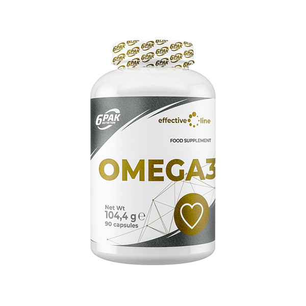 Риб'ячий жир 6PAK Nutrition Omega 3 (90 кап) Оригінал! (339605)