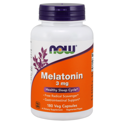 Снодійне NOW Melatonin 3 мг (180 кап) Оригінал! (335283)