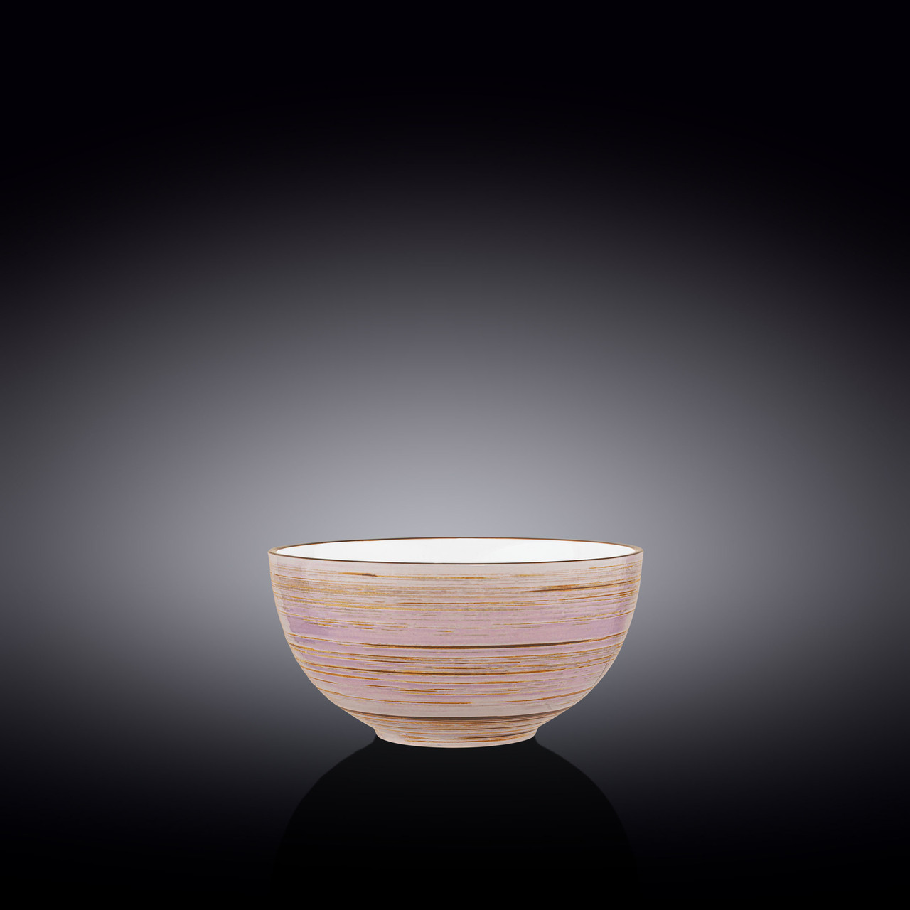 Салатник Wilmax Spiral Lavander 600 мл d14 см порцеляна (669730 WL)
