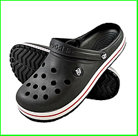 Тапочки CROC$ Черные Кроксы Шлёпки Сланцы Женские (размеры: 36,39,41)