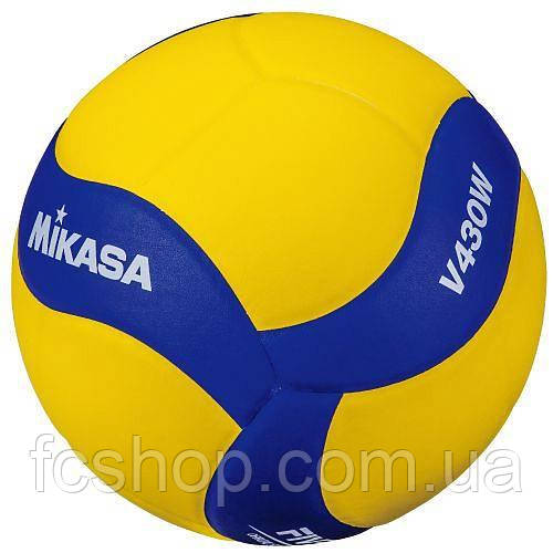 М'яч волейбольний Mikasa Original V430W, Жовтий, Розмір (EU) — 4