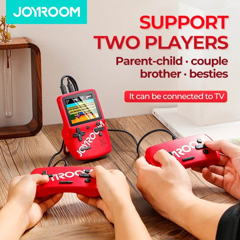 Игровая консоль приставка JOYROOM Old School Game Console JR-CY282 |8Bit, 169 игр, 2 джойстика| Красный - фото 5 - id-p1351502663