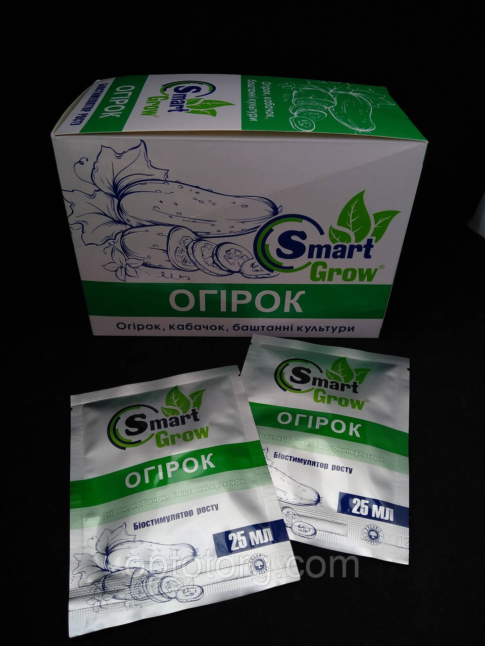 Рідке добриво ОГУРЕЦ біостимулятор росту 25 мл SMARTGROW Смарт Гроу
