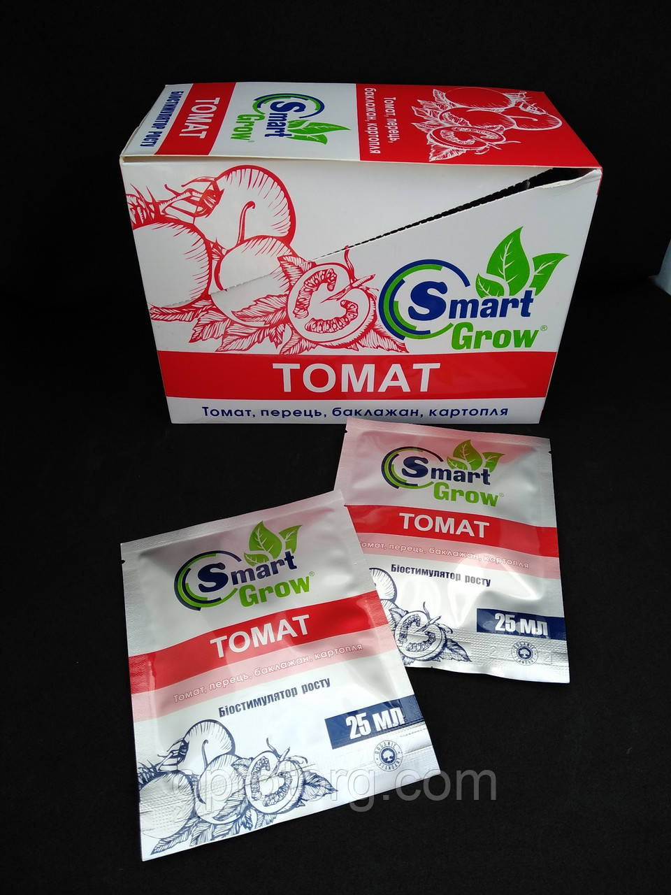 Рідке добриво ТОМАТ біостимулятор росту 25 мл SMARTGROW Смарт Гроу, фото 1