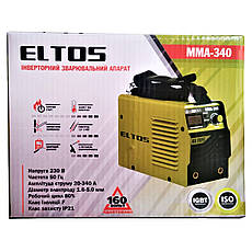 Зварювальний апарат Eltos MMA-340 (дисплей), фото 4