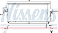 Радиатор кондиционера, конденсатор NISSAN ALMERA, 94494 NISSENS, 921102M117, 921100N020, 921108B800