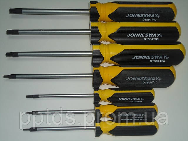 Викрутка з профілем Torx Т6-Т40 Jonnesway 