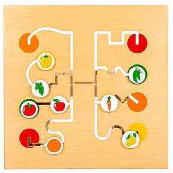 Ігрова панель Лабіринт фрукты овощи