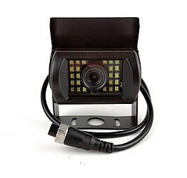 Камера заднього виду з діодним підсвічуванням для автобусів, вантажівок, спецтехніки. (КЗВ-193Д) 4Pin