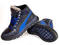 Зимняя обувь для детей кроссовки для мальчика на меху спортивные зимние ботинки