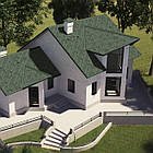 Бітумна черепиця Акваізол Акцент Мохіто Зелена, фото 2