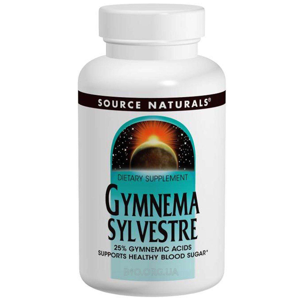 Препарат для боротьби з діабетом Source Naturals Gymnema Sylvestre 450 мг (120 таблеток) Оригінал! (338005)