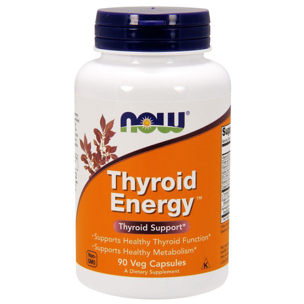 Активне довголіття NOW Thyroid Energy (90 капс) Оригінал! (337700)
