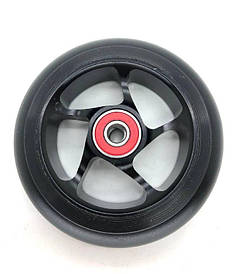 Колесо для трюкового самоката металеве 100 мм чорне