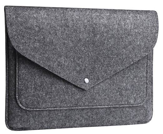 Чохол для ноутбука Felt Gmakin для Macbook Pro 14 Dark/Grey на кнопці GM62-14), фото 3