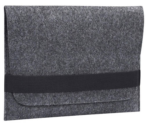 Чохол для ноутбука Felt Gmakin для Macbook Pro 14 Dark/Grey горизонтальний на гумці (GM14-14), фото 3