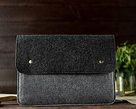 Чохол для ноутбука Felt Gmakin Macbook Pro 15 Black/Grey (GM05-15), фото 5