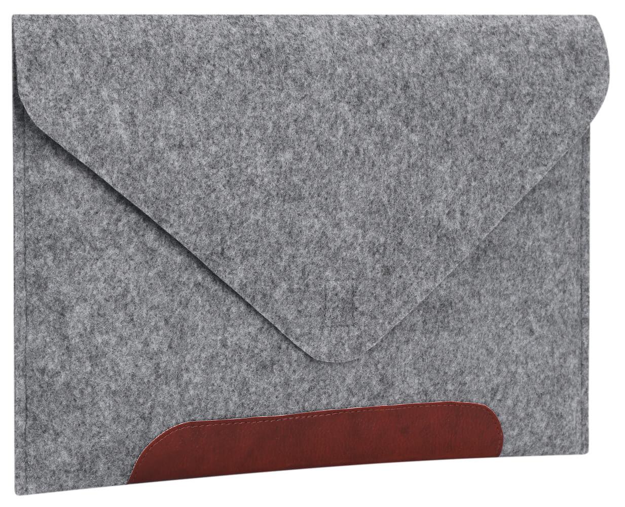 Чохол для ноутбука Felt Gmakin MacBook Pro 13 Grey/Brown (GM10-13New)