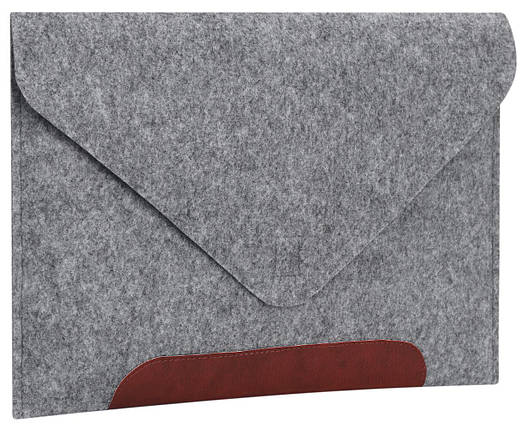 Чохол для ноутбука Felt Gmakin MacBook Pro 13 Grey/Brown (GM10-13New), фото 1