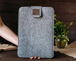 Чохол для ноутбука Felt Gmakin Macbook Air Pro 13.3 Grey/Brown (GM55), фото 4