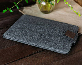 Чохол для ноутбука Felt Gmakin MacBook Air Pro 13.3 Grey/Brown (GM56), фото 5
