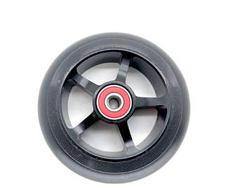 Колесо для трюкового самоката металеве 100 мм чорний