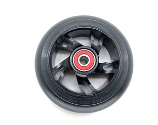 Колесо для трюкового самоката металеве 100 мм чорне