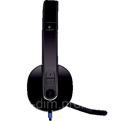 Наушники Logitech H540 USB Headset (981-000480) (код 658117) - фото 3 - id-p1351644385