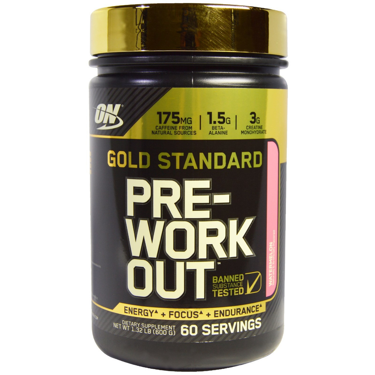 Предтренировочний комплекс Optimum Nutrition Gold Standard Pre-Workout (600 г) Оригінал! (339062)