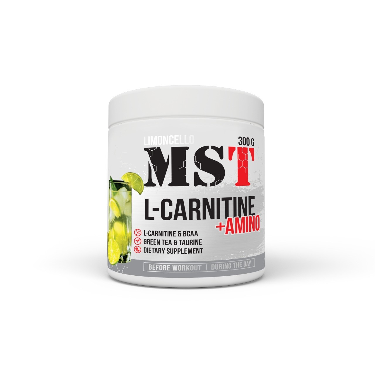 Жіросжігателя MST Nutrition L-Carnitine + Amino (300 г) Оригінал! (340260)