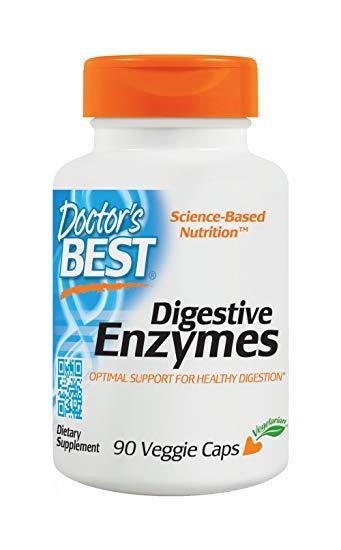 Збалансований комплекс ферментів і ензимів Doctor's s Best Digestive Enzymes (90 капс) Оригінал! (334050)