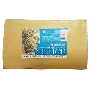 Пластилин скульптурный Трек Скульптор 800гр телесный 007331