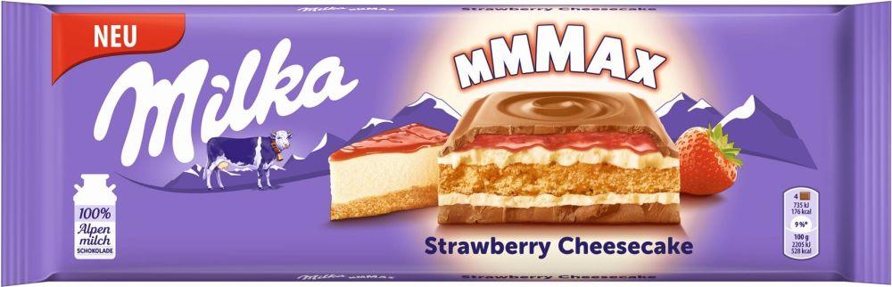Шоколад Milka Strawberry Cheesecake (Полуниця чізкейк) 300гр