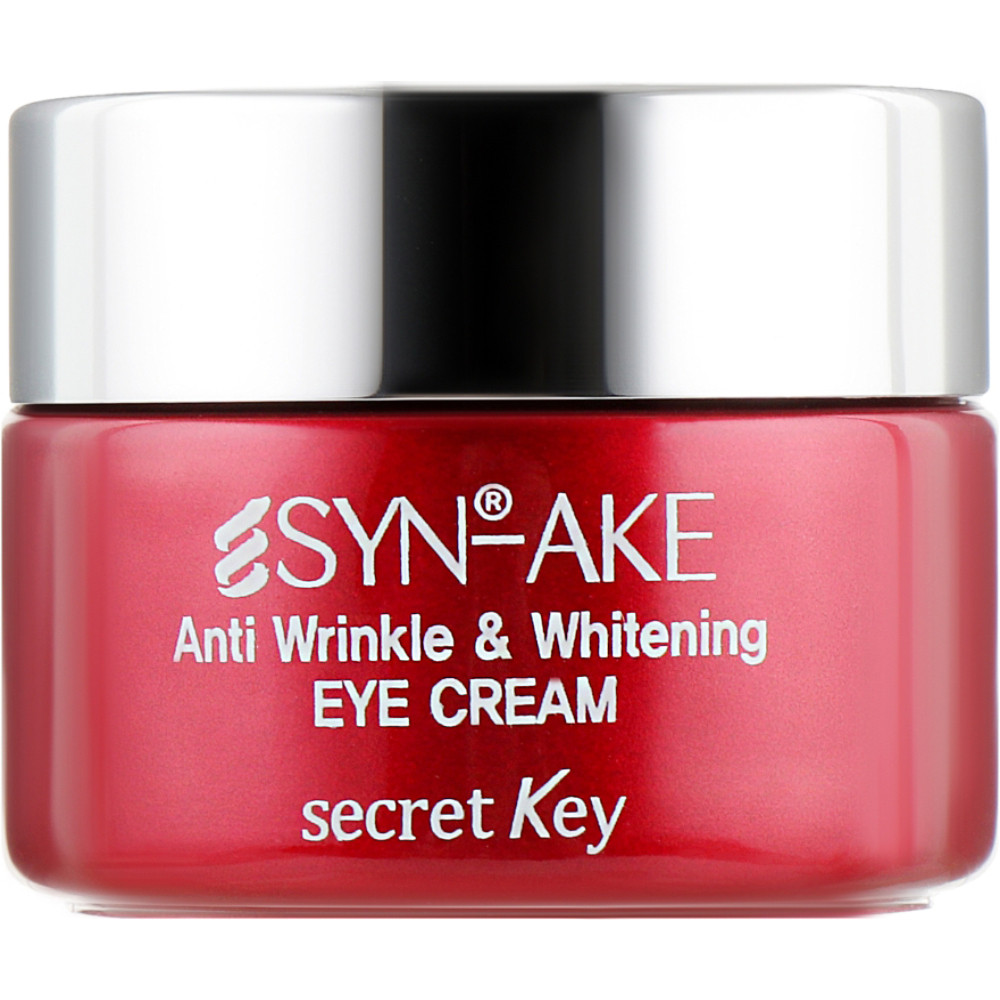Антивіковий крем для очей зі зміїним пептидом Secret Key Syn-Ake Anti Wrinkle & Whitening Eye Cream 15 г, фото 1