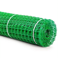 Сітка Клевер 50х50 пластмасова 1.0х20 метрів (зелена) квадрат