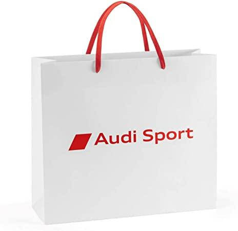 Паперовий подарунковий пакет Audi Sport Paper bag, White, Size S