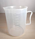 Мірний стакан (1000 мл.) з ручкою поліпропіленовий