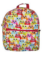 Рюкзак для девочек Совы разноцветный