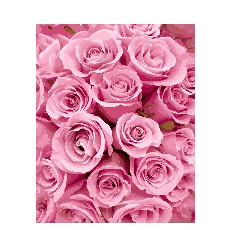 Картина за номерами 40х50 см DIY Рожеві троянди (NX 9276)
