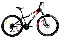 Спортивный горный велосипед AZIMUT FOREST 24 дюйма GFRD черно-красный