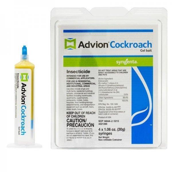 Гель от тараканов Advion Cockroach Gel Syngenta. Dupont (дюпонт) упаковка 4 шт - фото 7 - id-p1351720122