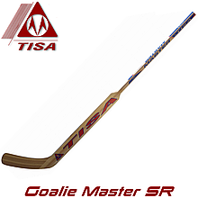 Ключка хокейна для дорослих дерев'яна Tisa Goalie Master Sr довжина 66 см