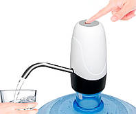 Электрическая помпа для бутилированной воды Domotec MS4001, Белая, аккумуляторная, на бутыль (NS)