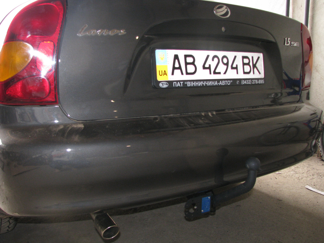 Фаркоп з'ємний на 2 болтах - Daewoo Lanos Седан (2010--)