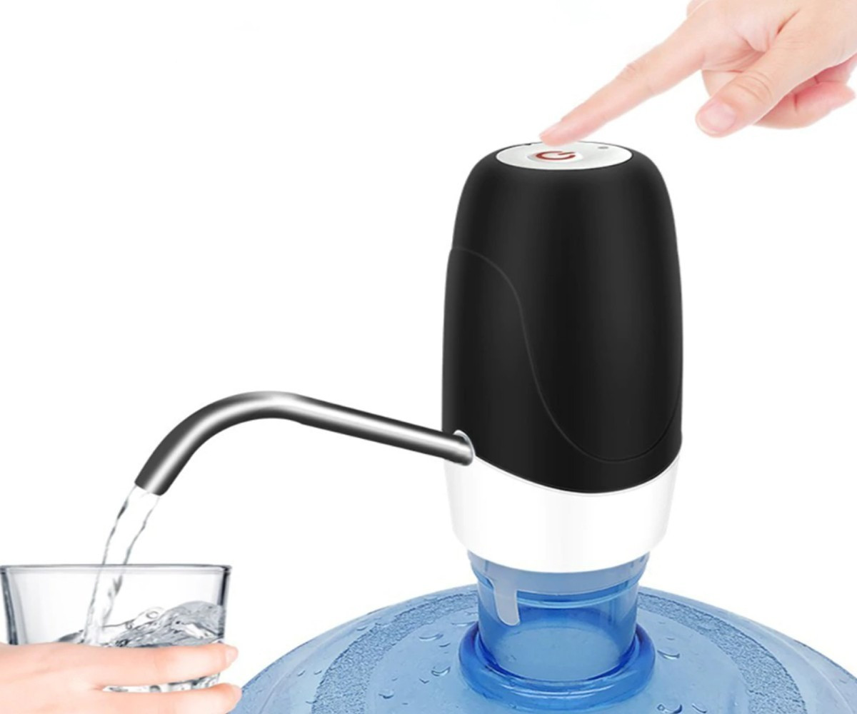 Электро-помпа для бутилированной воды Domotec MS4001 Черная, аккумуляторная, на бутыль (NS) - фото 5 - id-p1100569229